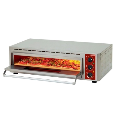 Four électrique pizzas, chambre (2+3 kW) 660x430xh100 mm PIZZA-QUICK/66-43